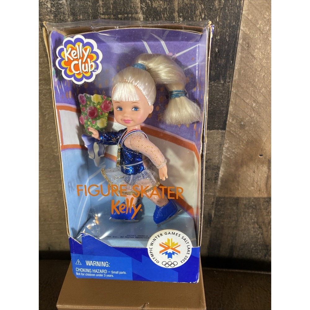 Barbie Figure Skater Kelly Doll Olympic Winter Games 2002 Salt Lake City Vintage